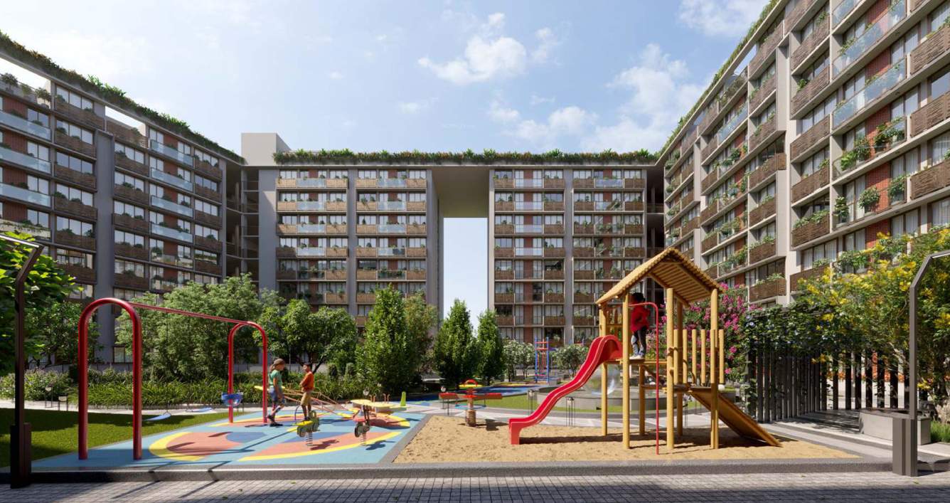  courtyard Children's play area