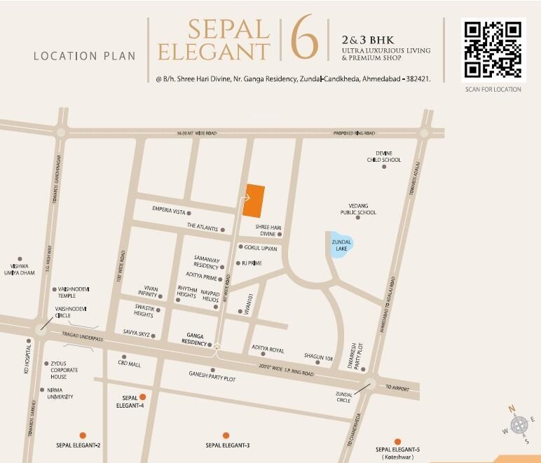  sepal elegant Location Plan