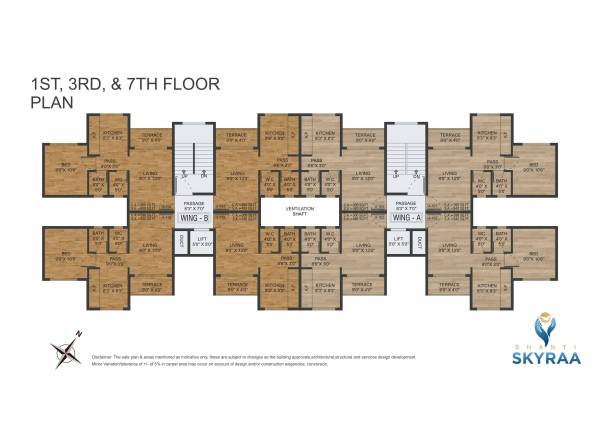  skyraa Skyraa Cluster Plan For 1st, 3rd & 7th Floor