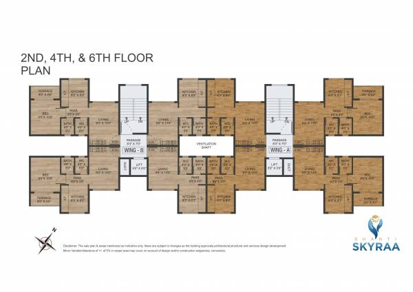  skyraa Skyraa Cluster Plan For 2nd, 4th & 6th Floor