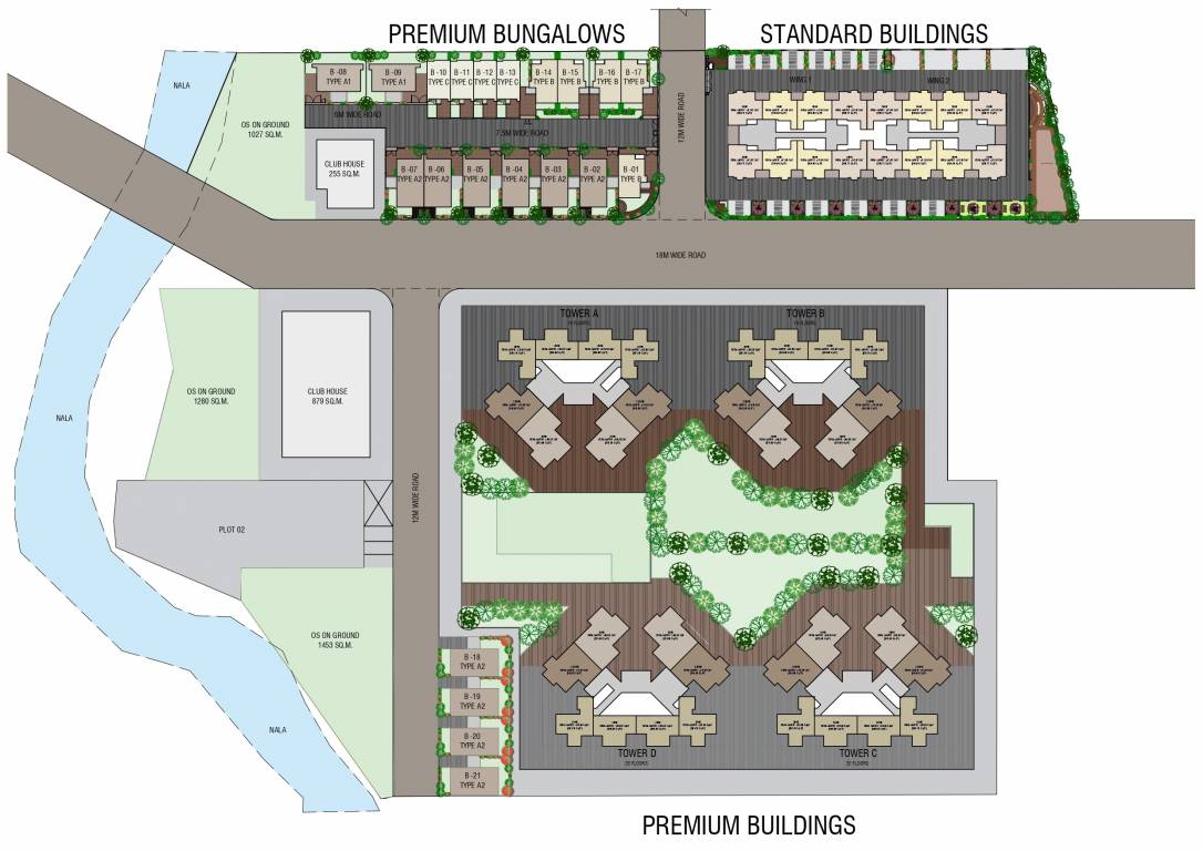  vrindavan estate Layout Plan