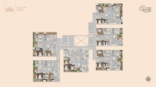  ryse RYSE Cluster Plan from 2nd, 3rd, 4rth, 6th, 7th, 8th, 10th And 11th Floor