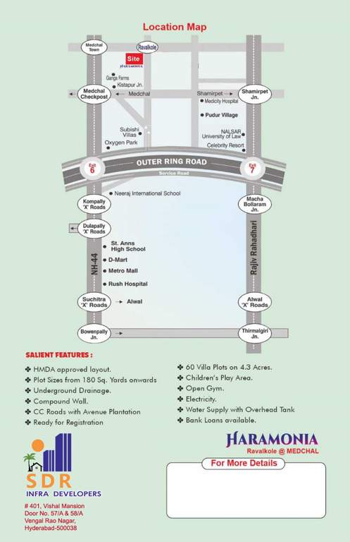  harmonia Location Plan