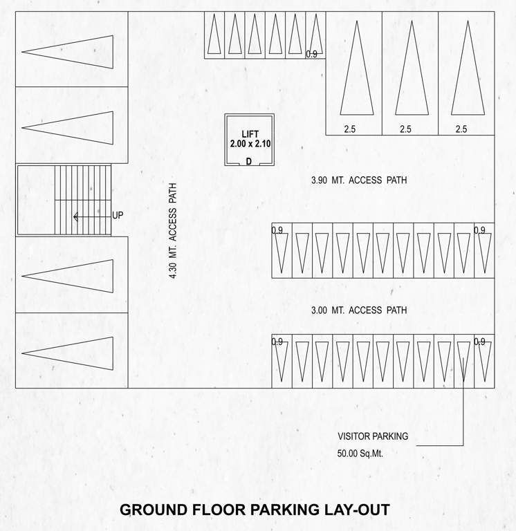  madhav anand flats Madhav Anand Flats Cluster Plan for ground Floor