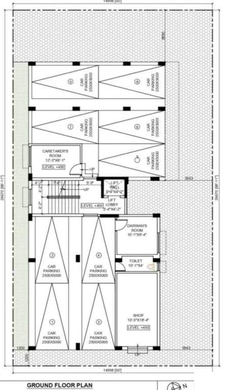  kalponik co operative hig Kalponik Co Operative HIG Cluster Plan for ground Floor