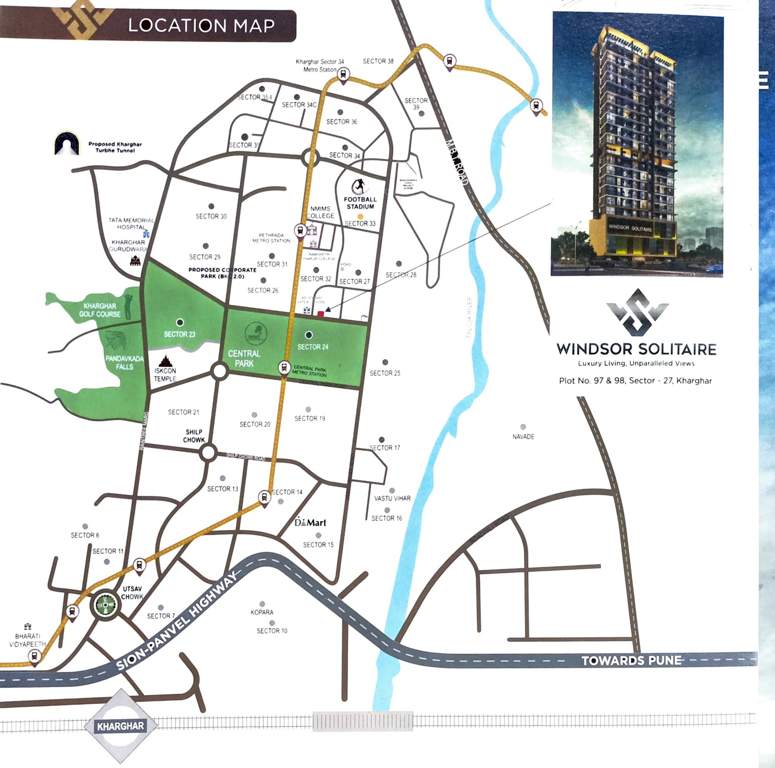  windsor solitaire Location Plan