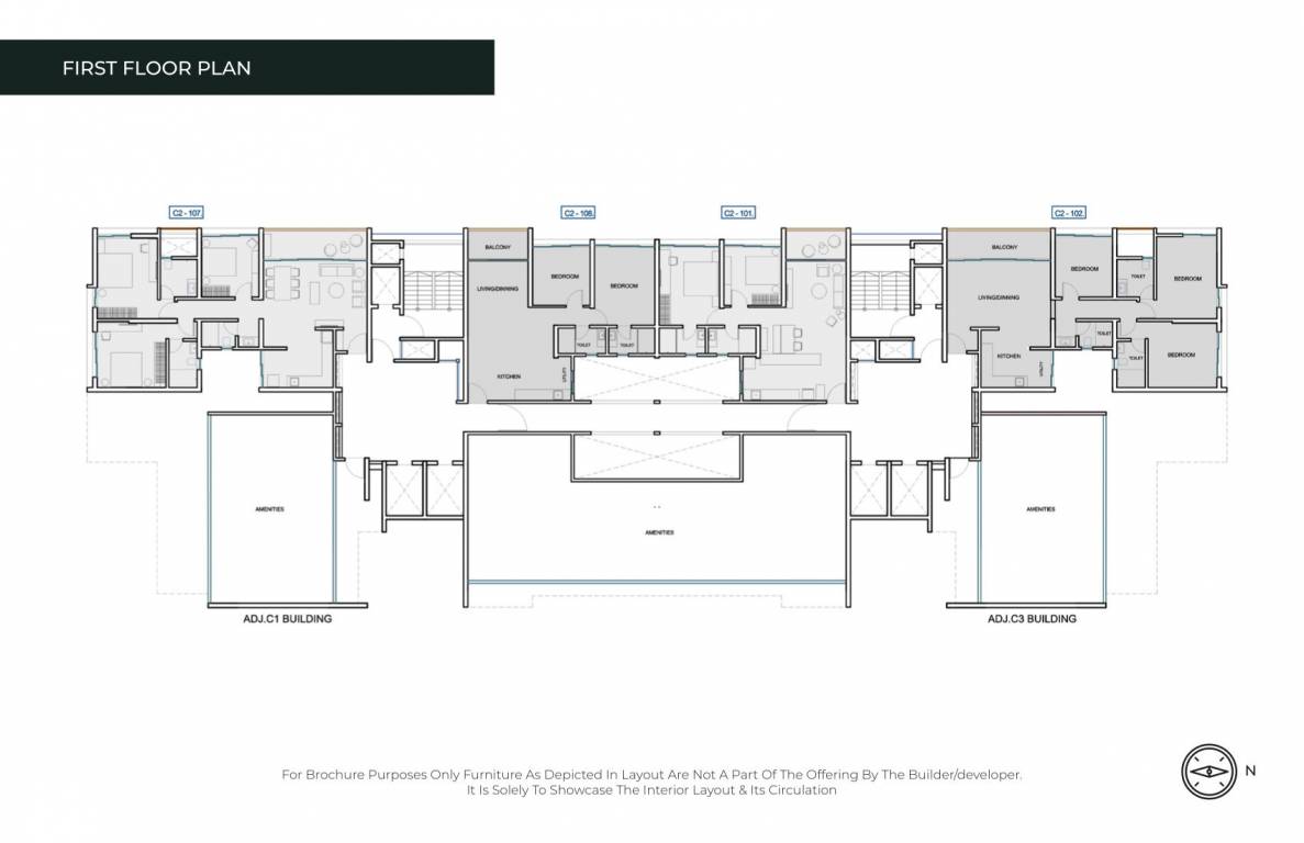  parth tower c2 Parth Tower C 2 Cluster Plan