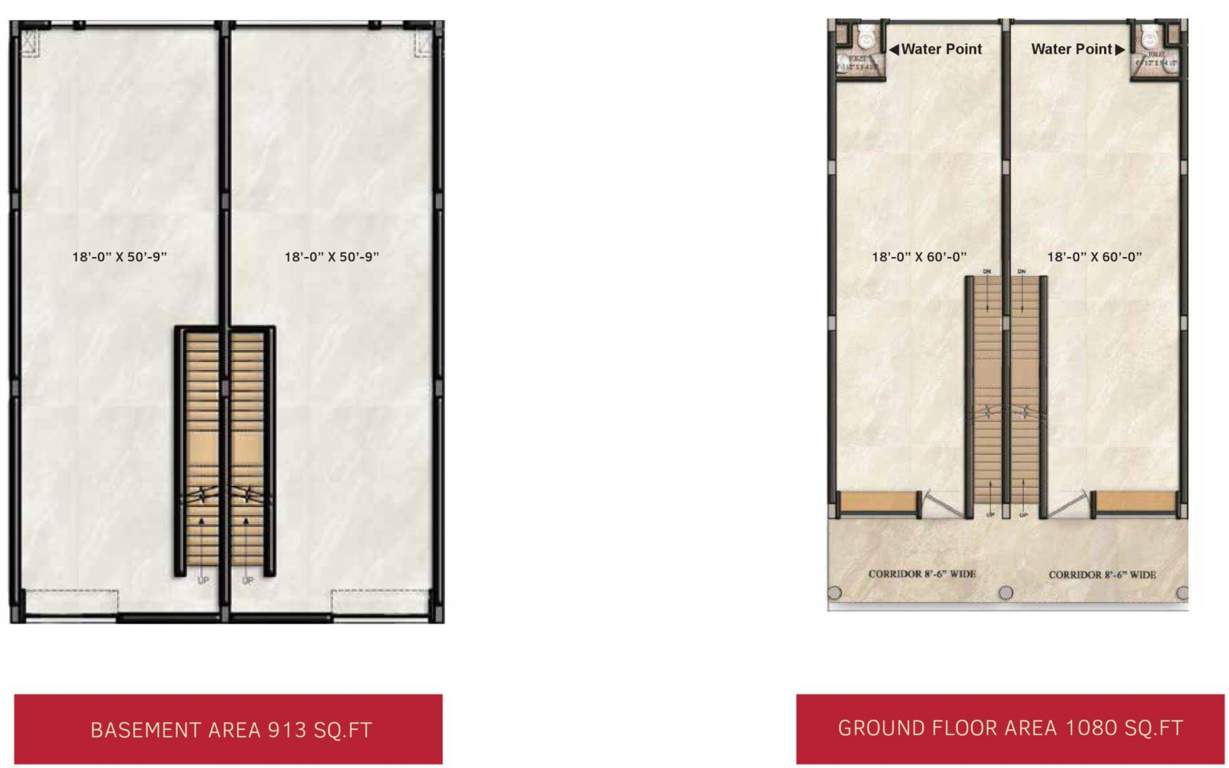  connaught plaza Connaught Plaza Cluster Plan for Basement And ground Floor