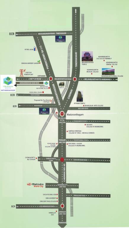  sakthi murugan nagar Location Plan
