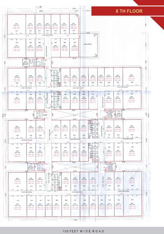  salasar textile market 1 Cluster Plan For 6th Floor