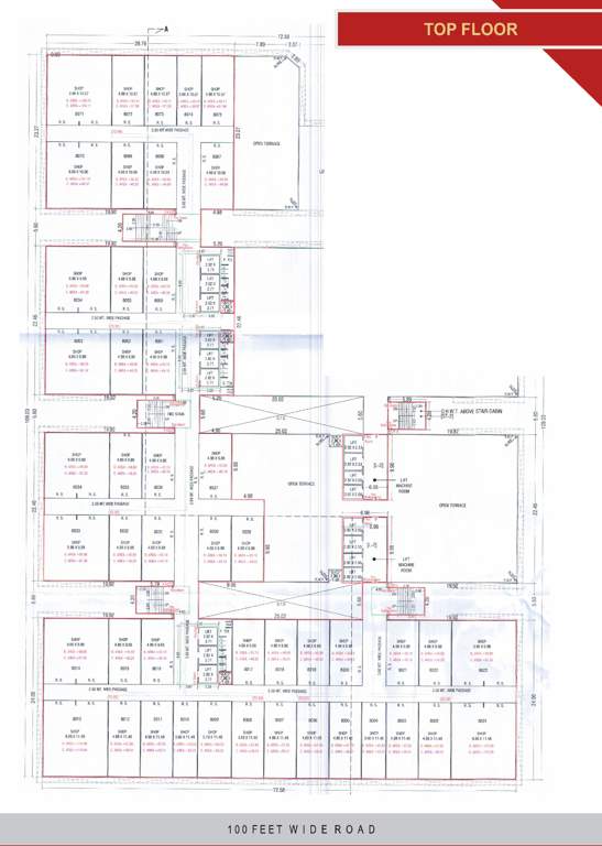  salasar textile market 1 Cluster Plan For Top Floor
