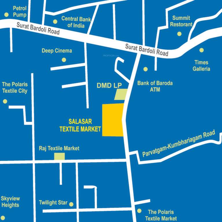  salasar textile market Location Plan