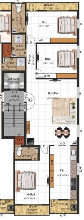  pancy Pancy Cluster Plan For 2nd Floor