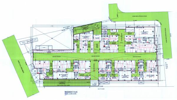  dharmaraj-residency Block A,B,C,D,E & F BAsement Floor Cluster Plan