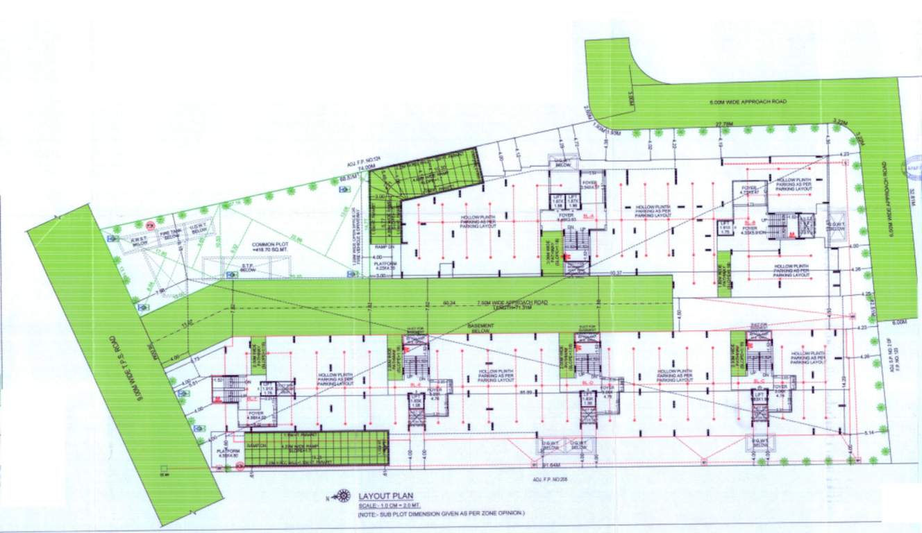  dharmaraj residency Layout Plan