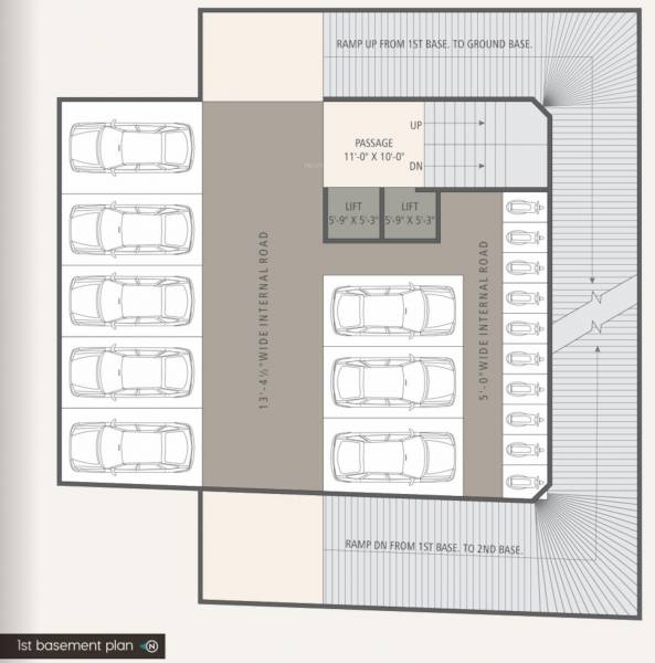  milestone-elite One Commercial Building First Basement Cluster Plan