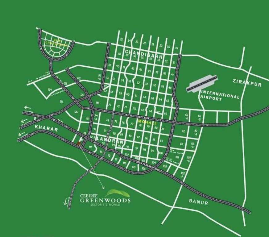  greenwoods Location Plan