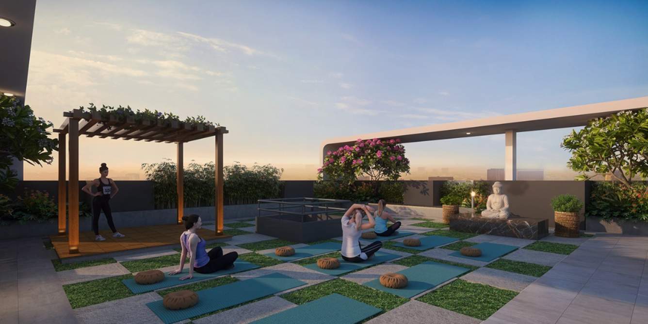  newton homes tathawade phase ii Yoga/Meditation Area
