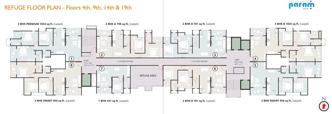  param Param Cluster Plan For Typical Floor Plan