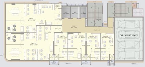  himat-mansion-chs-ltd The Orion Business Park Typical Cluster Plan