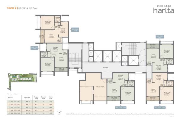 Wing E Cluster Plan harita-phase-1 Wing E Cluster Plan