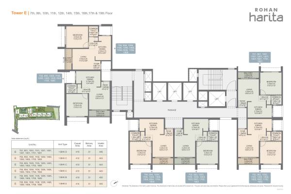 Wing E Cluster Plan harita-phase-1 Wing E Cluster Plan
