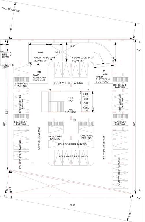  shree ganesh royal Shree Ganesh Royal Cluster Plan For Basement One