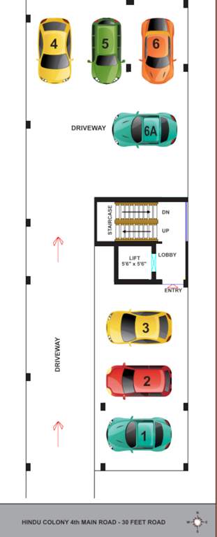  gayathri nivas Gayathri Nivas Stilt Floor Cluster Plan