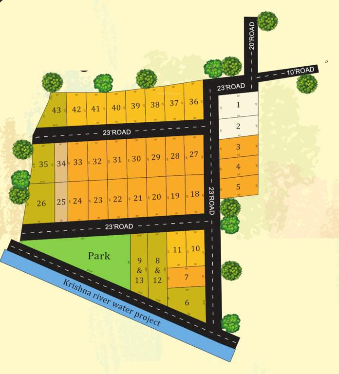  sri andal nagar Layout Plan