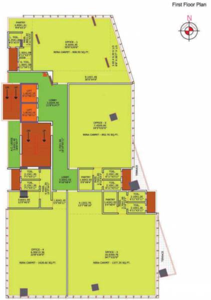  mickeys-square Mickeys Square Cluster Plan For 1st Floor