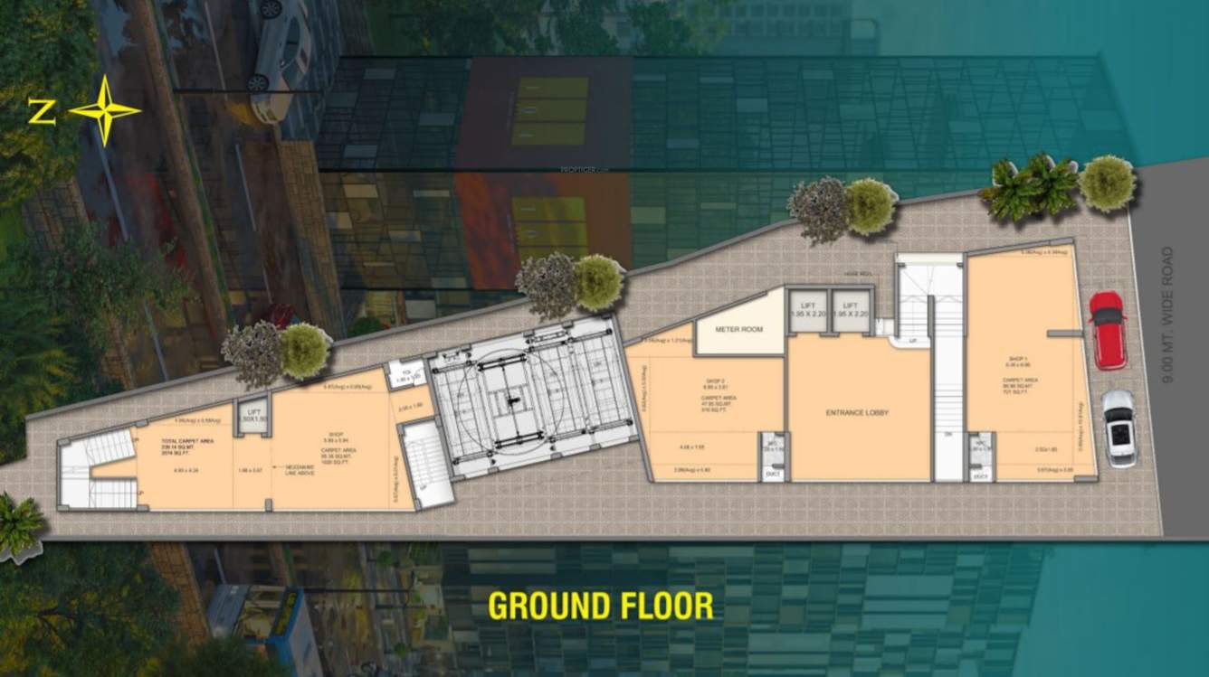  104 east 104 East Cluster Plan For Ground Floor
