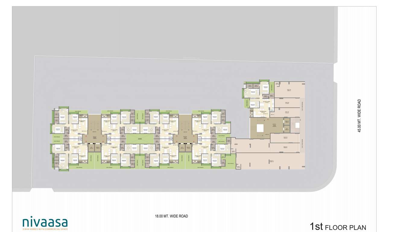  nivaasa Nivaasa Cluster Plan for 1st Floor