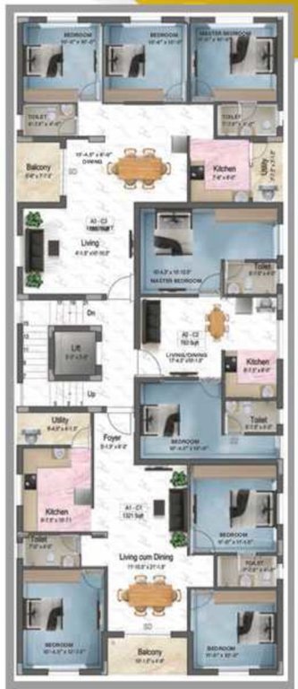  anugraha Anugraha Cluster Plan For Typical Floor Plan