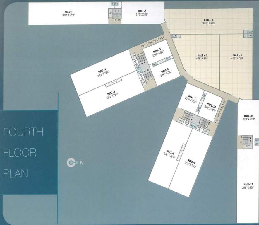  atlanta mall Atlanta Mall Cluster Plan for 4th Floor