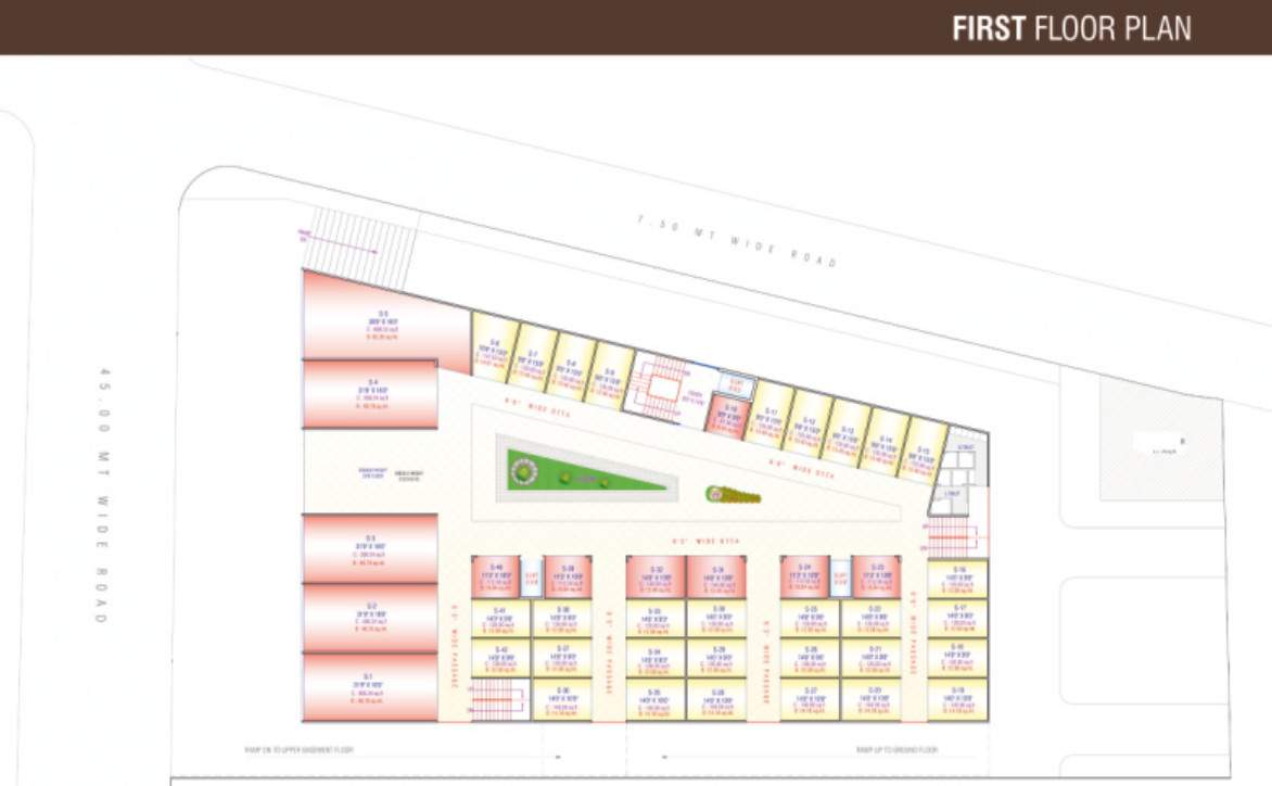  meridian business center MBC Cluster Plan For 1st Floor