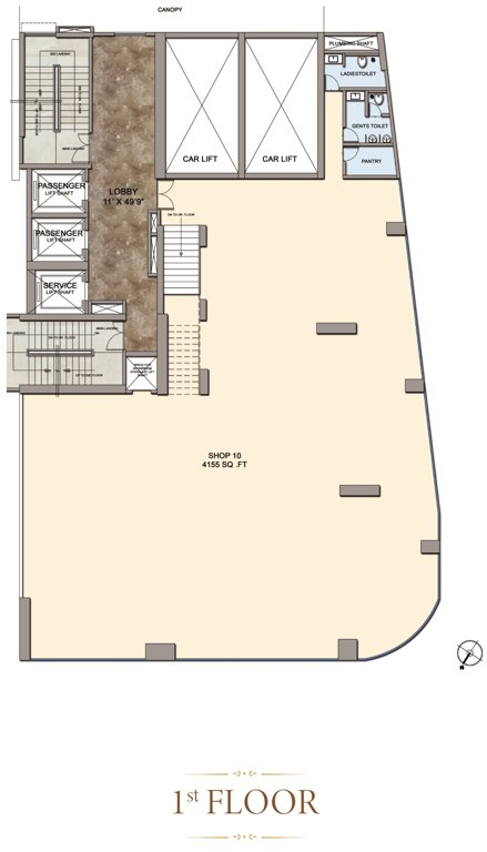  9 rajgir 9 Rajgir Cluster Plan for 1st Floor