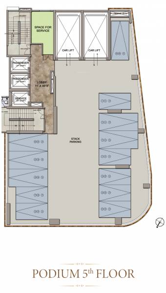  9-rajgir 9 Rajgir Cluster Plan for 5th Floor