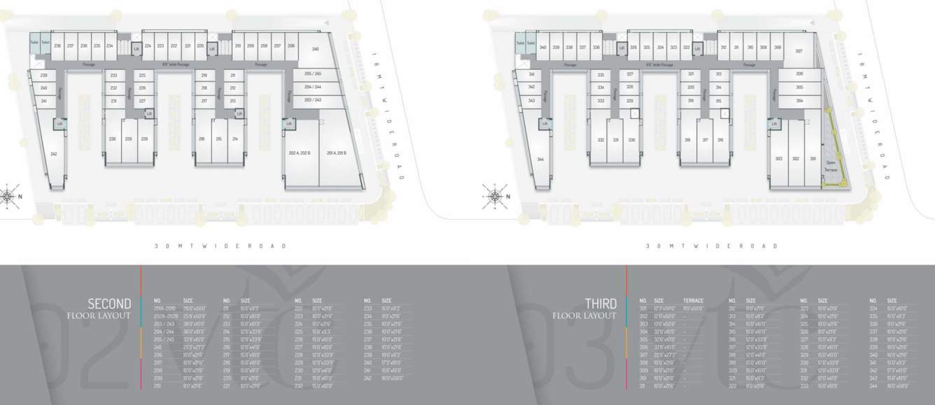 trade center Trade Center Cluster Plan from 2nd to 3rd Floor