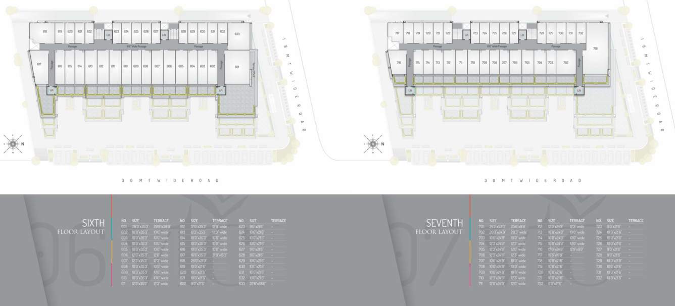 trade center Trade Center Cluster Plan from 6th to 7th Floor