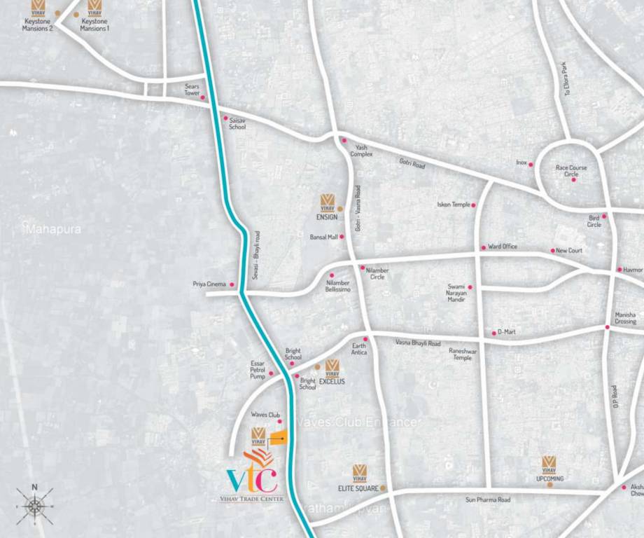 trade center Location Plan