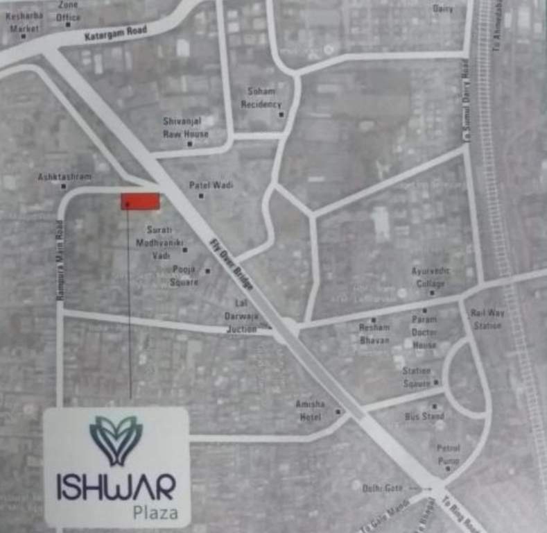  ishwar plaza Location Plan