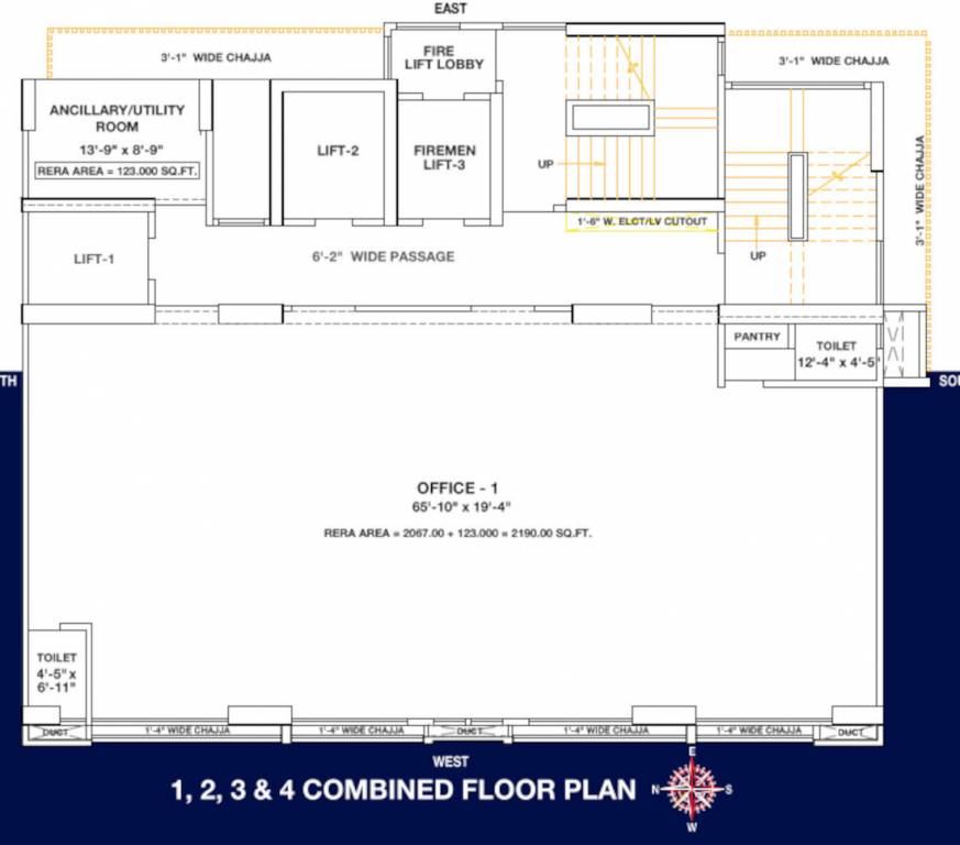  amore edge Amore Edge Cluster Plan from 1st to 4th Floor