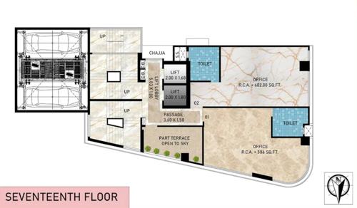  business-park Lalani Business Park Cluster Plan for 17th Floor