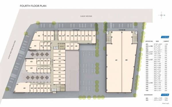 Block A And B Cluster Plan for 4th Floor swc-hub Block A And B Cluster Plan for 4th Floor