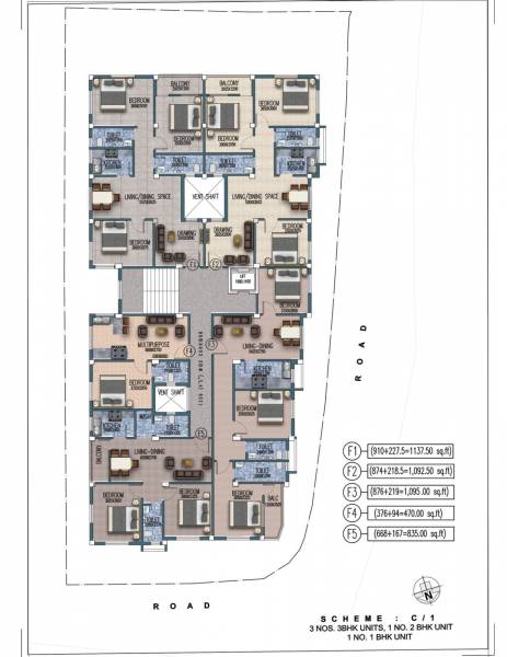  royal-castle Ananda Nibas Cluster Plan