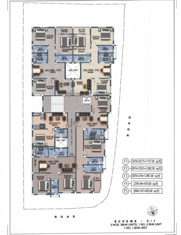  royal castle Ananda Nibas Cluster Plan