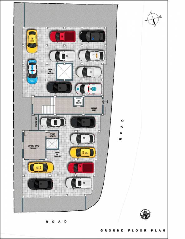  royal castle Ananda Nibas Cluster Plan