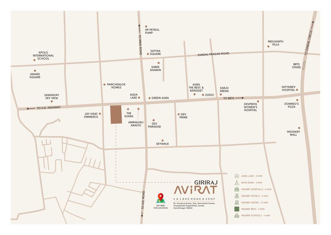  avirat giriraj Location Plan