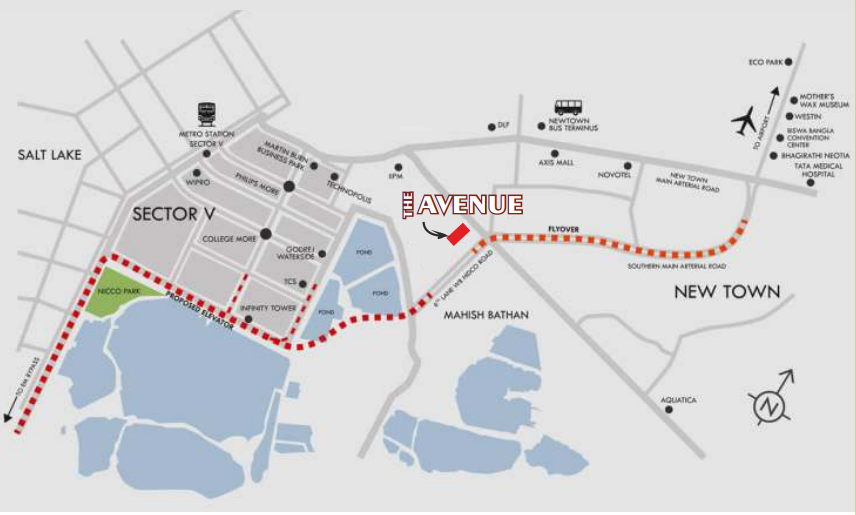  the avenue Location Plan