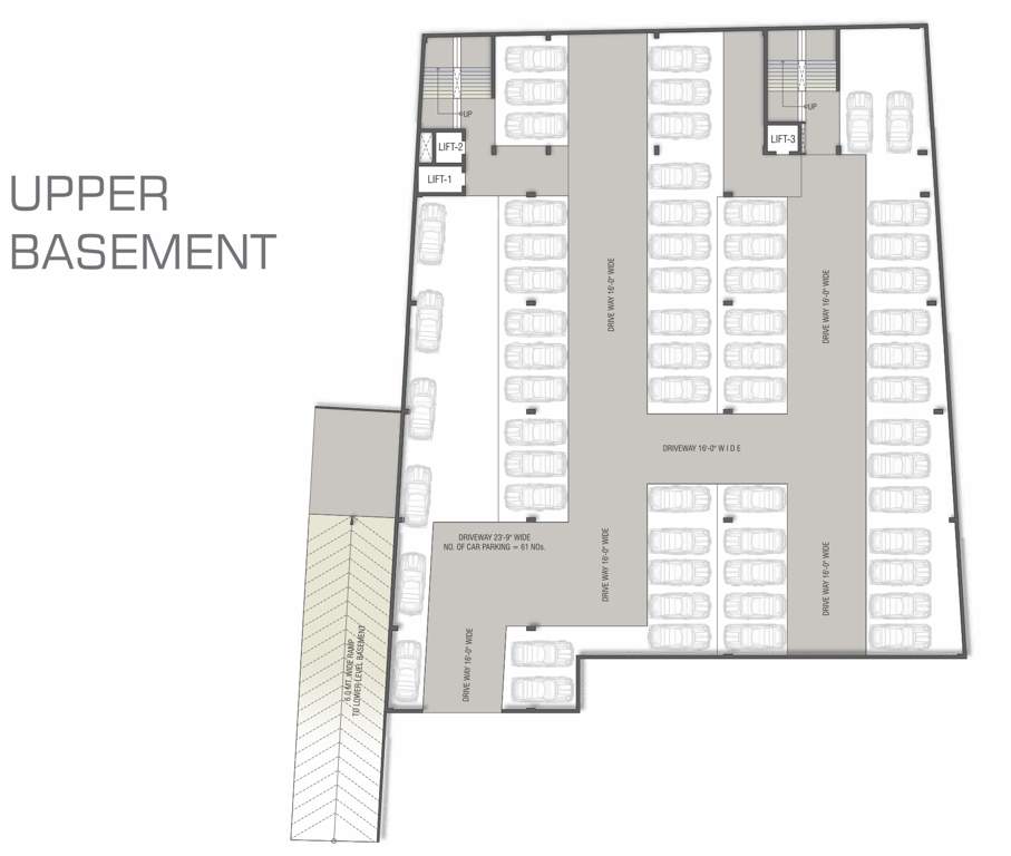  baroda city mall Baroda City Mall Cluster Plan for Upper Basement Floor